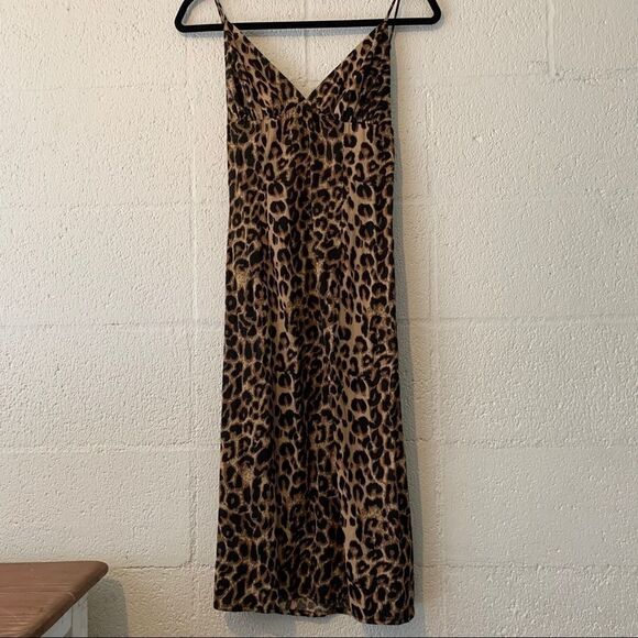 LPA Lunetta Leopard Print Slip Dress - Picture 6 of 6